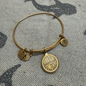 Alex and Ani Gold Quote Bangle Bracelet